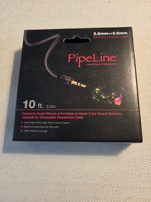 Audioquest Pipeline ET-4 Mini 3.5mm to 3.5mm Stereo Audio Cable 10 ft