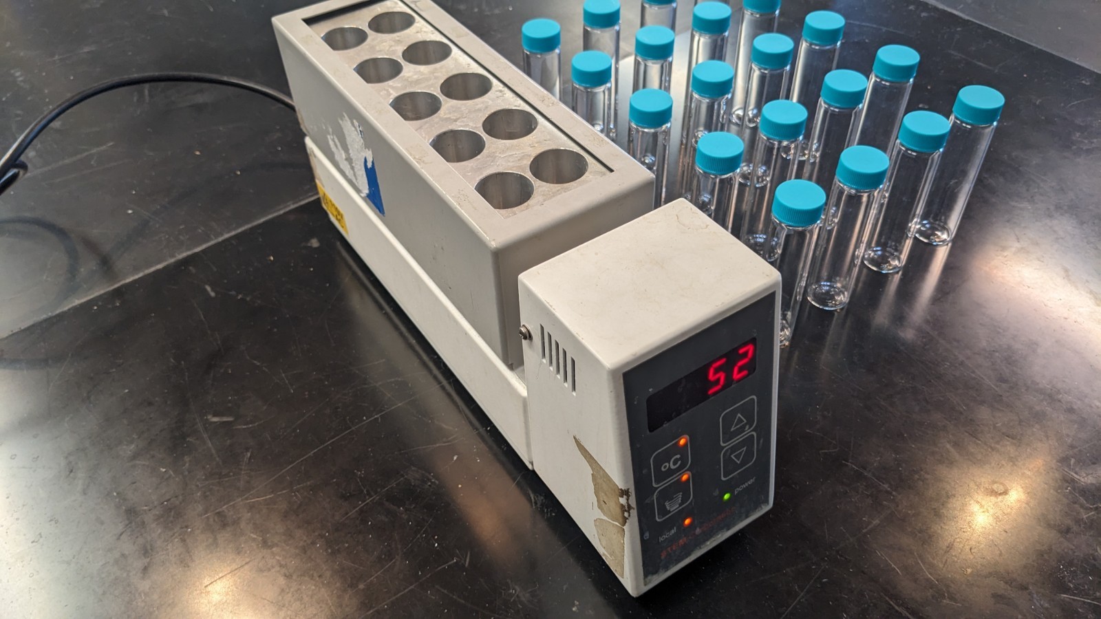 STEM RS1000 Reaction Station 10 wells Heat + Stir Used Tested Working