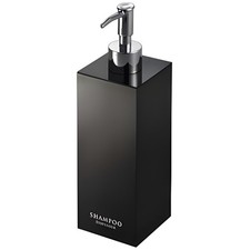 Yamazaki business two-way dispenser Square shampoo black about W7    D7    H2