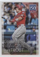 2019 Topps 150 Years of Professional Baseball Greatest Seasons Mike Trout 0t2