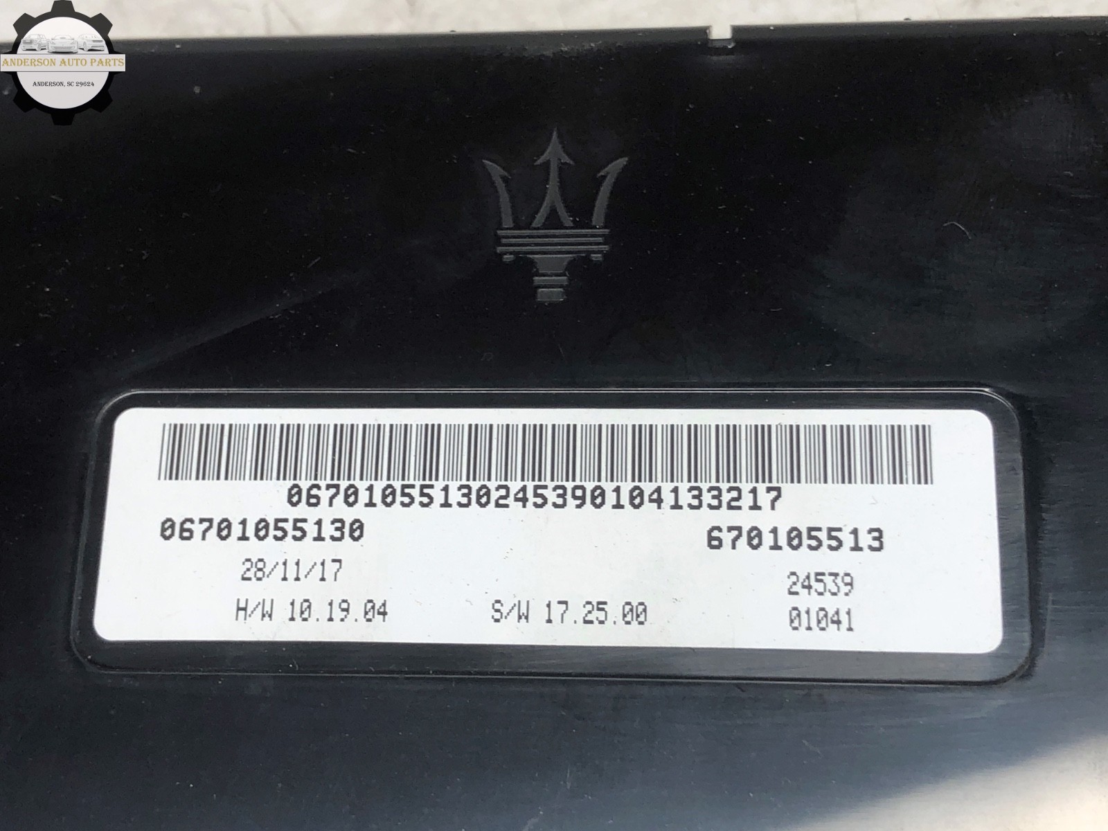 2017-2022 MASERATI LEVANTE A/C TEMPERATURE CLIMATE CONTROL MODULE OEM