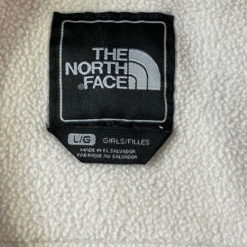 Chaqueta The North Face Niñas Grande Rosa Polar Cremallera Completa Polartec Escuela Exterior Foto 2 de 4