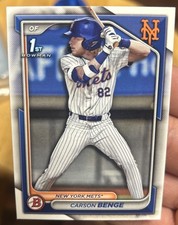 2024 Bowman Draft - Carson Benge RC METS