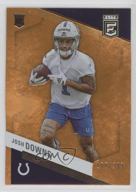 2023 Panini Donruss Elite Rookies Orange /399 Josh Downs #159 Rookie RC