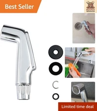 Replacement Pull-Out Spray Head for Kitchen Faucets - Long-Lasting Chrome Design