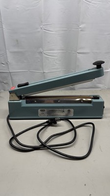ULINE H-293 12'' Poly Tubing Impulse Sealer With Cutter Tested Working