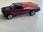 Vintage Hot Wheels Redline Seasider Maroon w/black interior