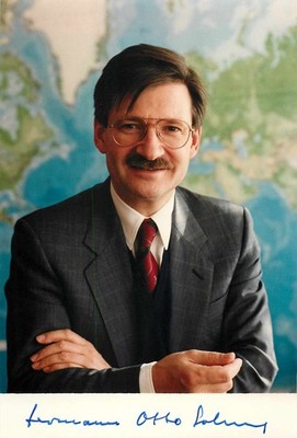 Autogramm Dr. Hermann Otto Solms - Politiker FDP - Autogrammkarte handsigniert