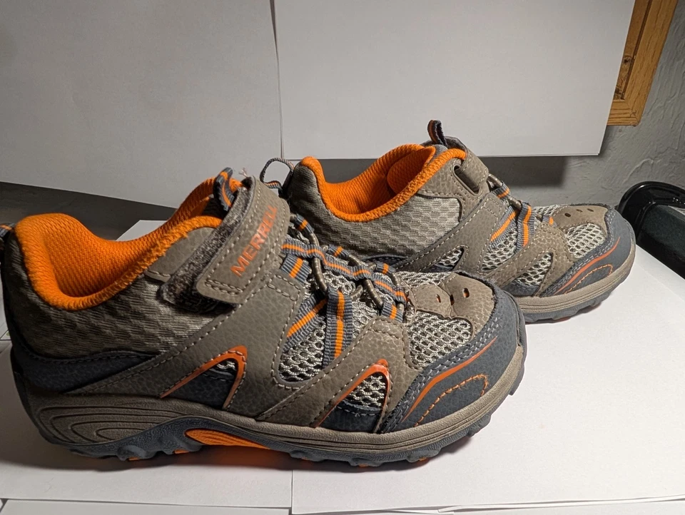 Niños Talla 13.0M Ancho Merrell Niños Trail Quest Jr Senderismo Zapatos Tenis Foto 4 de 4