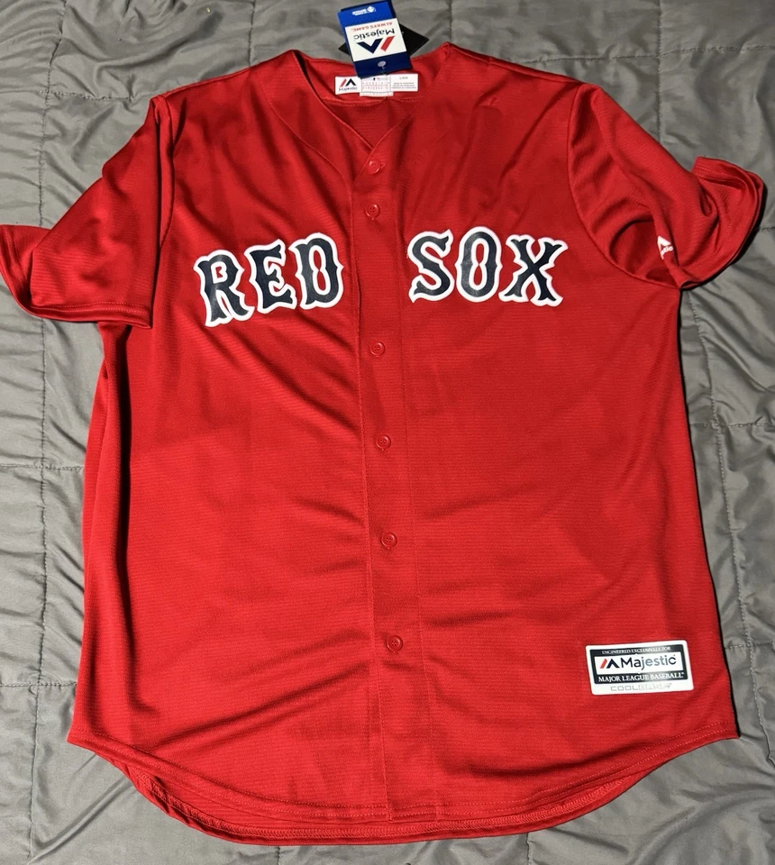 Camiseta Majestuosa Jackie Robinson #42 Boston Red Sox Talla Grande Nueva con Etiquetas Foto 3 de 4