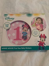 Disney minnie mouse milestone stickers 1-12 months