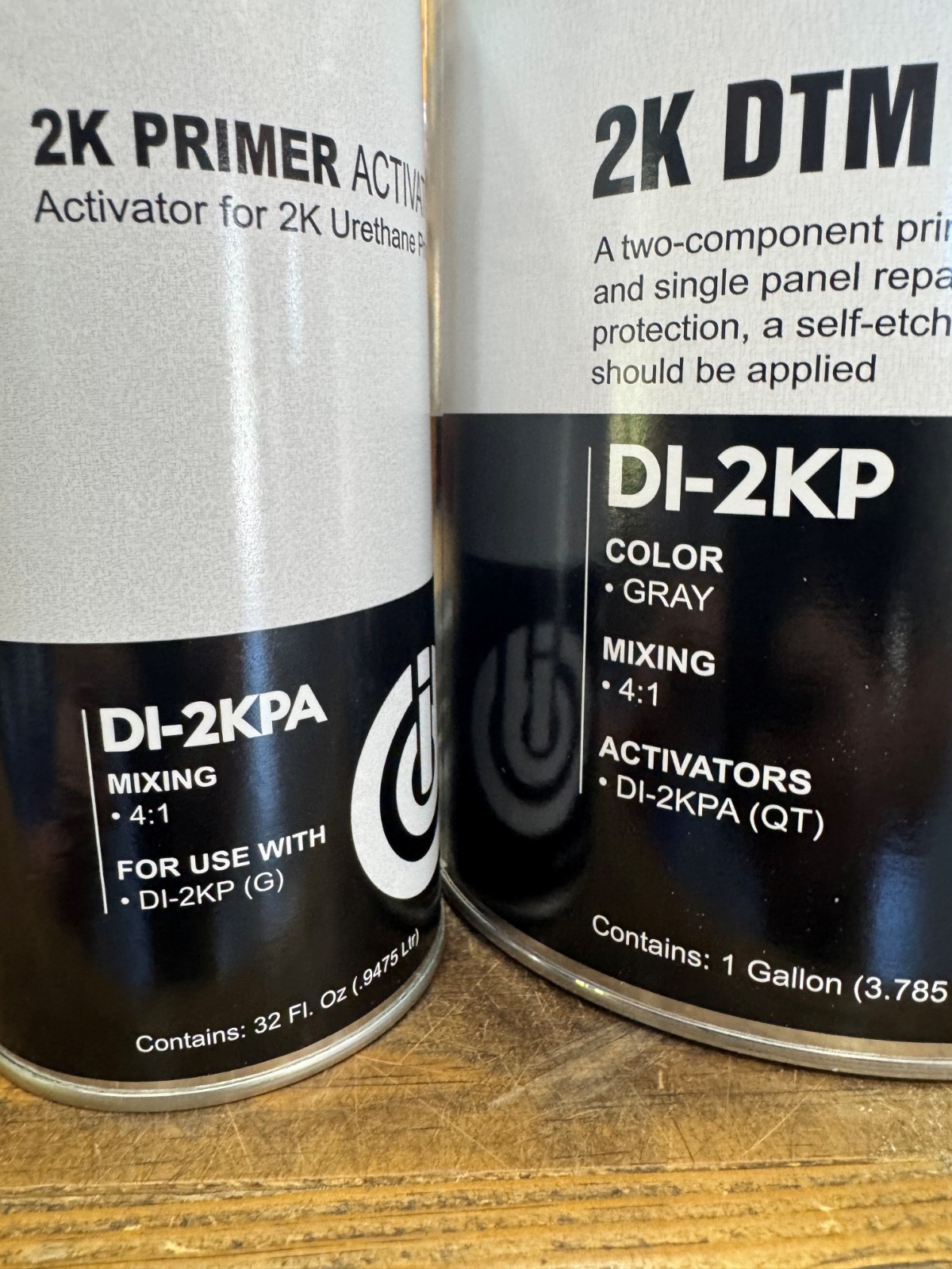 2K DTM Urethane Primer Gray with Activator/ Direct to metal
