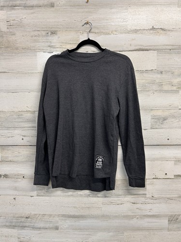 Vintage Y2K Ecko Untld Thermal Knit Shirt Men Size L Raw Hem Streetwear Casual
