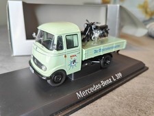 Schuco Mercedes-Benz L319 pick-up with BMW R75 1:43 B66042530