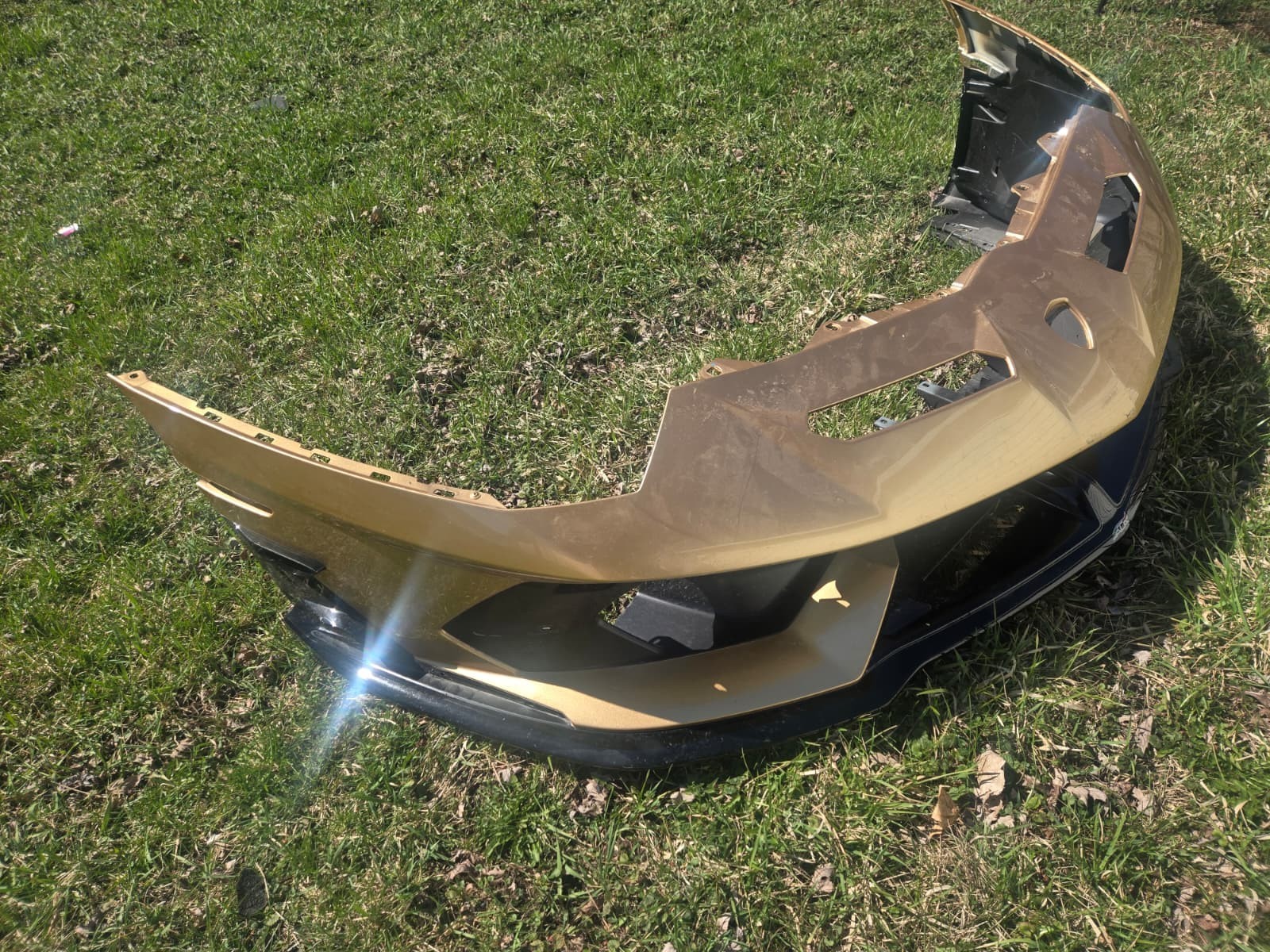 2019 2020 2021 LAMBORGHINI AVENTADOR SVJ FRONT BUMPER ALA COVER OEM 470807437R