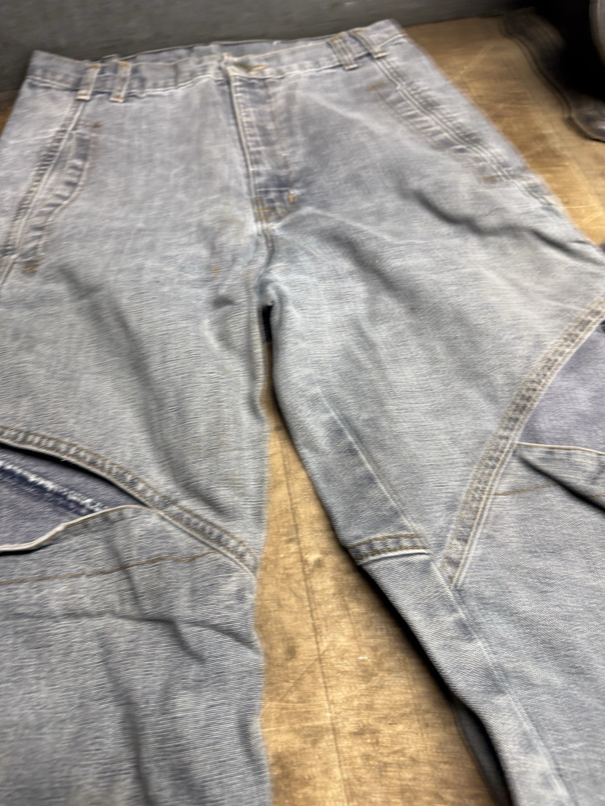 Vintage Rare Retro Denim Blue Jeans Pants Workwear Clothing IF Jeans Wear USA image 5