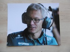 Mike Krack "Team Principal Aston Martin" autograph signed 20x25 cm picture
