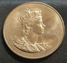 SUPERB 1953 ELIZABETH CORONATON BRONZE MEDAL HEATON MINT RARE THUS 23g, 36mm F5