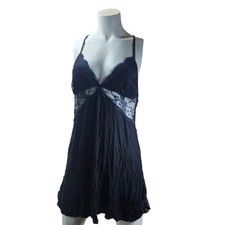 NWT Lace Babydoll Lingerie Set XL Black Sheer Nightie Valentines Bridal Wedding