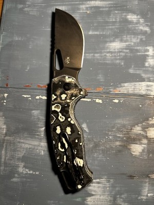 MKM Vox Vincent Isonzo Liner Lock Folding Knife Vanax Steel 2.5'' Black Blade