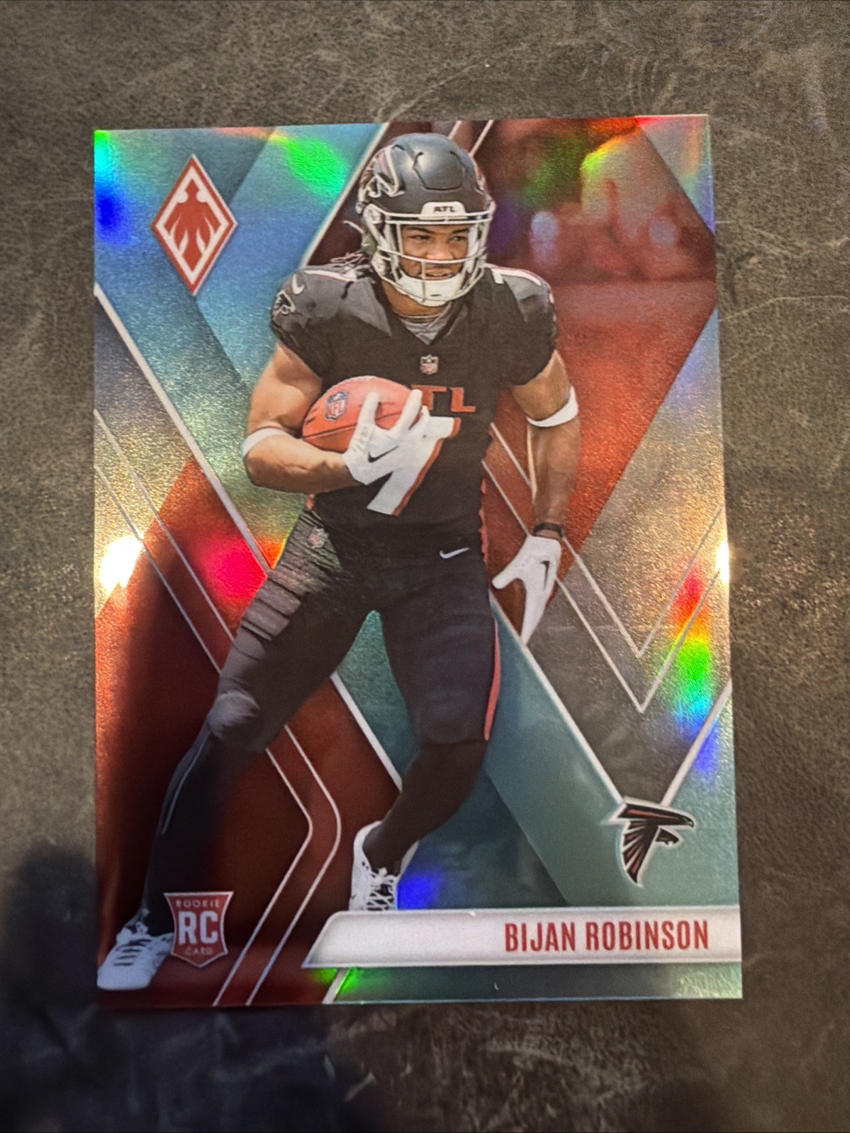 2023 Panini Phoenix - Rookies Bijan Robinson #104 Teal 149/150 (RC)