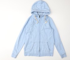 Womens UK 8 Regular FatFace Blue Full Zip Hoodie