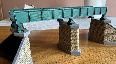 #ad #ad 80 foot and 40 foot Girder Bridge 1 87 HO Scale $29.39