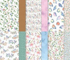 Stampin Up  FLIGHT  AIRY  DSP- 24 SHEETS 6x6 PAPER, WATERCOLORED, BIRDIES 