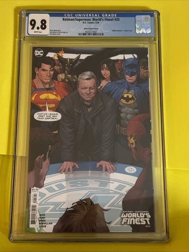 Batman Superman World's Finest #25 Mora William Shatner Variant CGC 9.8 NM/M Wow