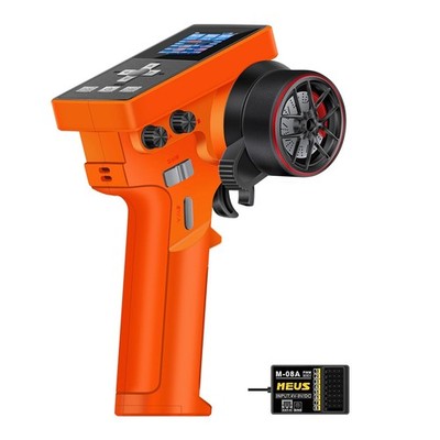 MEUS RACING ME-8B RC Transmitter 8 Channels 2.4GHz and Receiver for 1/8 1/10 1/1