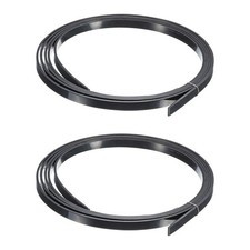 Plastic Binding Purfling Strips 1650x3x1.5mm for Guitar Black 2 Pack