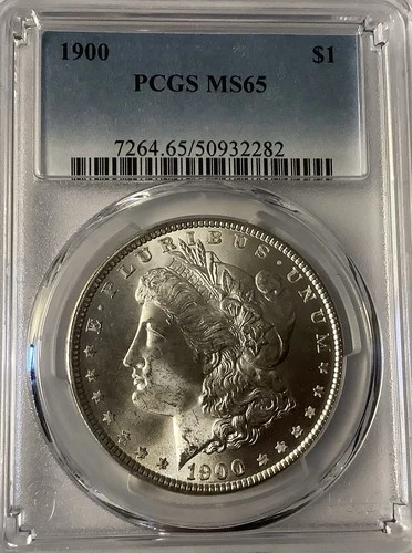 1900 PCGS Graded MS65 Morgan Silver Dollar Philadelphia