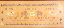 The Drawn Thread NOAH'S PRAYER Cross Stitch Chart w/Antique Goldtone Charm Ark