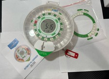 LiveFine Automatic Pill Dispenser 28-Day 9-Dose Adjustable Locking System