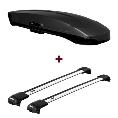 Dachbox Thule Vector L + Dachträger Thule WingBar Edge für VW Tiguan Typ CT1 neu