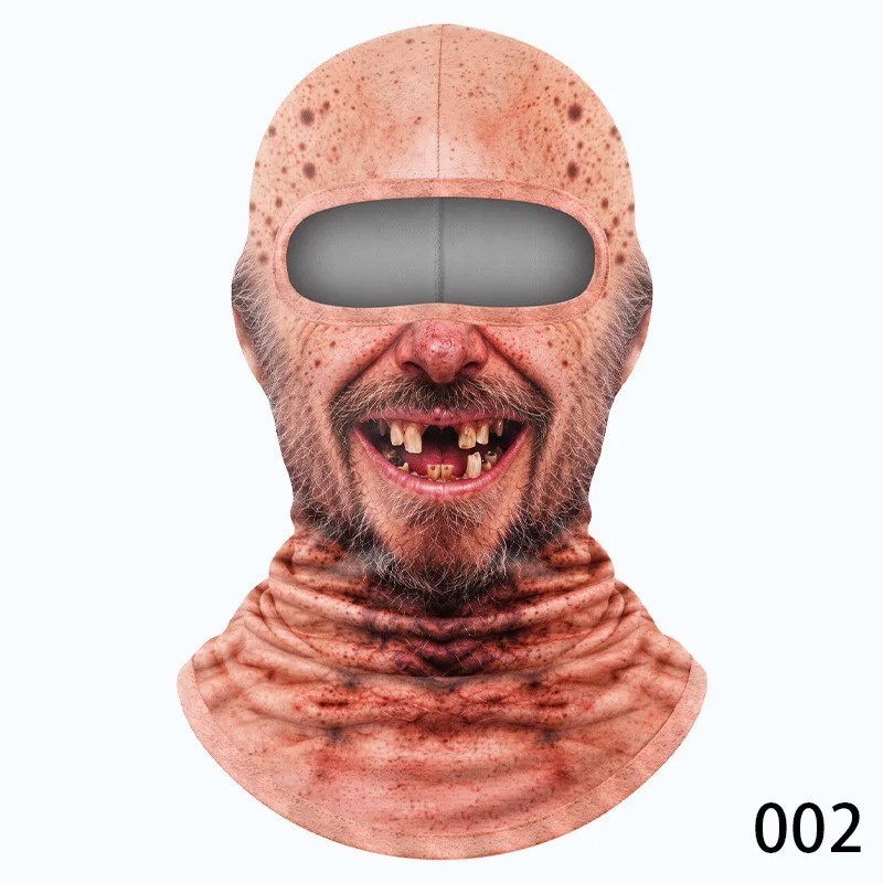 Etm Mask Yellow Tongue Face Ski Mask Funny Balaclava Winter Warm Full Face Cover ...