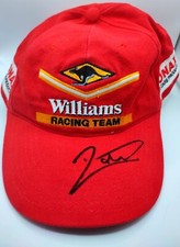 F1, FORMULA 1 Jacques Villeneuve World Champion signed WILLIAMS baseball cap 3.