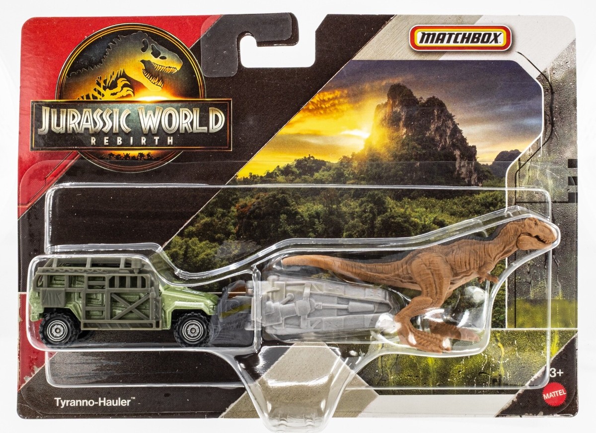 2025 Matchbox Jurassic World Rebirth Dino Transporters | Tyranno