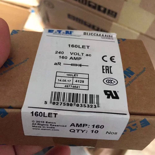 10PC/BOX FOR Bussmann EATON Fuse 160LET 160A 240vac New in box free ship