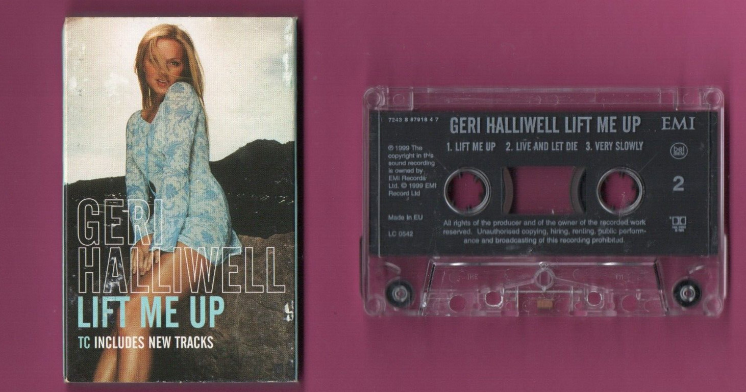 GERI HALLIWELL LIFT ME UP CASSETTE SINGLE****tested sound excellent