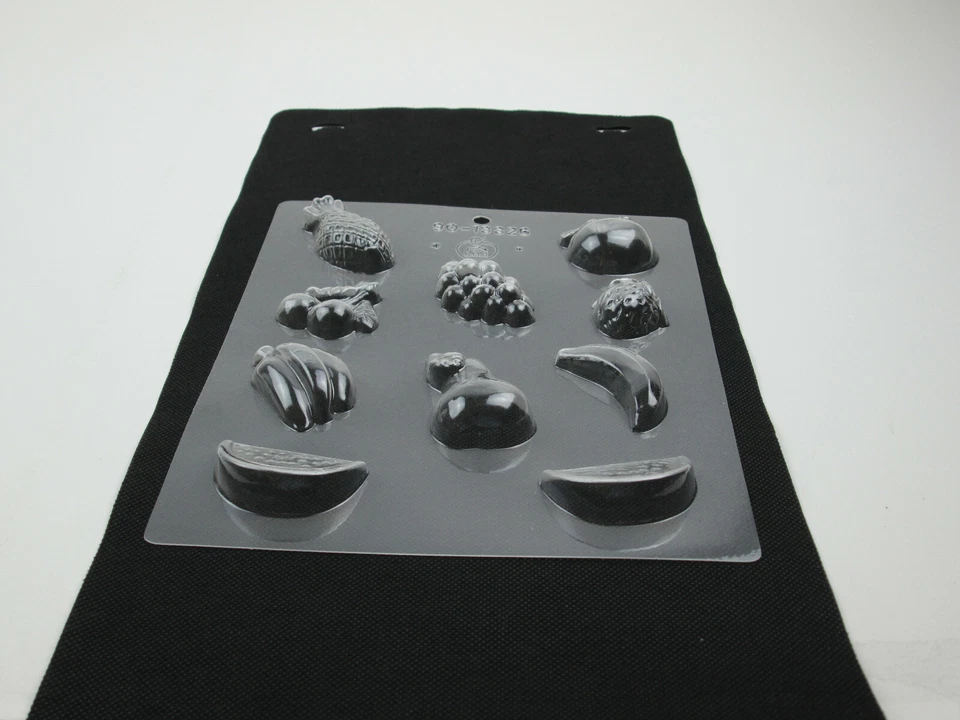 Конфетная форма различных фруктовых форм 9 дизайнов прозрачные пластиковые изделия CK 90-13326 - Изображение 3 из 4