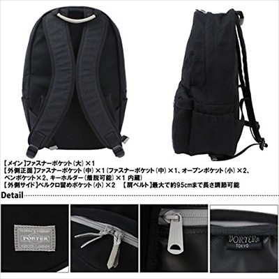 PORTER Beat DAY PACK 727-09046 Ruck Sack Backpack Yoshida Bag