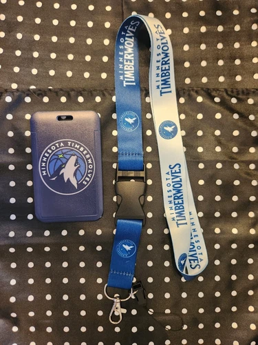 Minnesota Timberwolves NBA Lanyard Keychain & ID Holder 