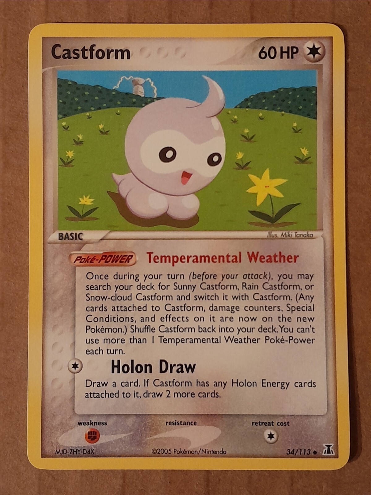Castform 34/113 Ex Delta Species NM-Mt See Pictures
