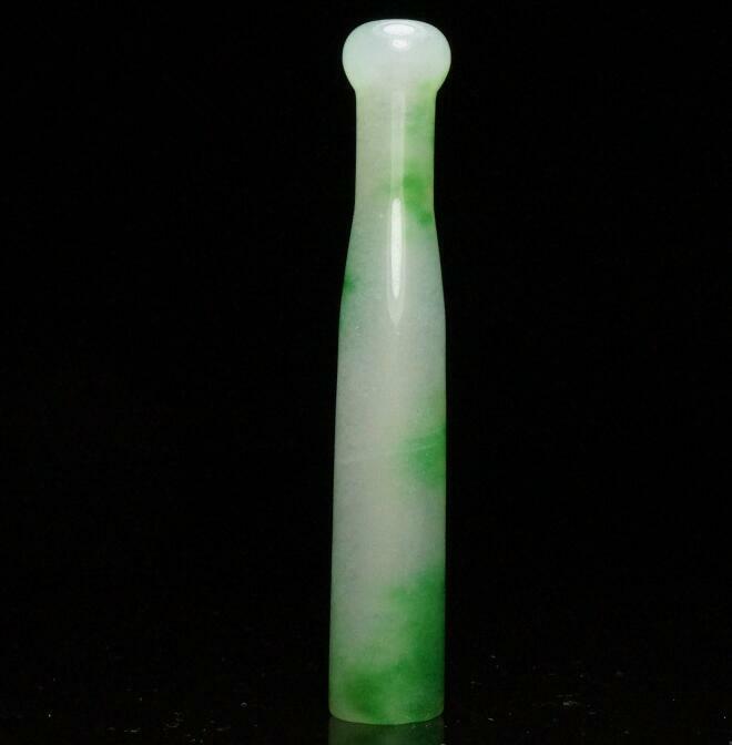 1pc Jade Cigarette Holder Smoking Set Green Jade Cigarette Holder