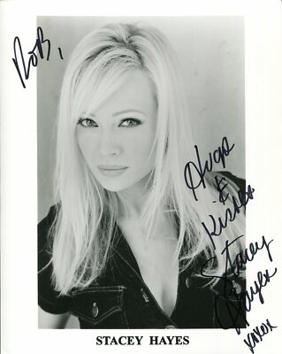 Stacey Hayes Sexy Model Lingo Host Signed Autograph Photo | eBay
