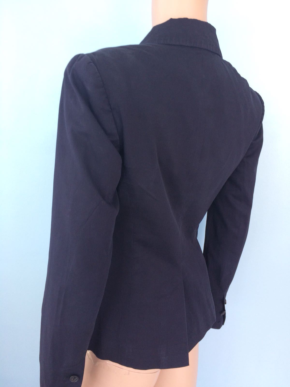 Theory Blazer Jacket Suit Black Size 2 One Button… - image 3
