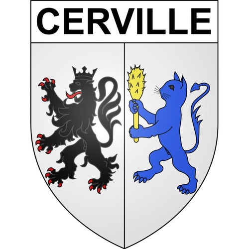 Cerville Cerville 54 ville sticker blason écusson autocollant adhésif | eBay