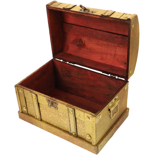 Retro Pirate Box Mini Treasure Chest Party Favors Case with Lock - Picture 18 of 22