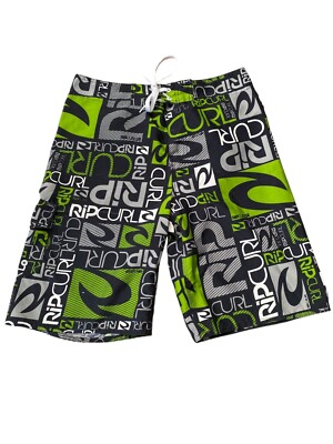 Vintage Rip Curl Y2K Mens Board Shorts Size 34 Surfwear Made in